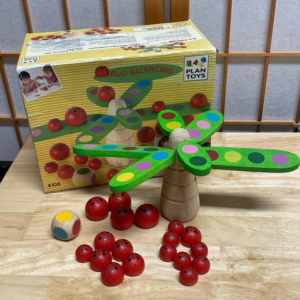Plan Toys Bug Balancing Wooden Game Ages 4+